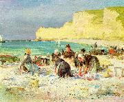 Henry Bacon Etretat oil painting on canvas